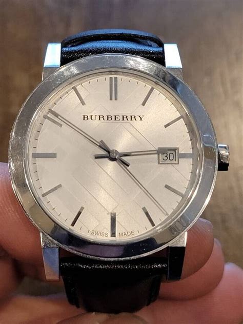 burberry the city men'|Burberry The City Men's White Checked Watch .